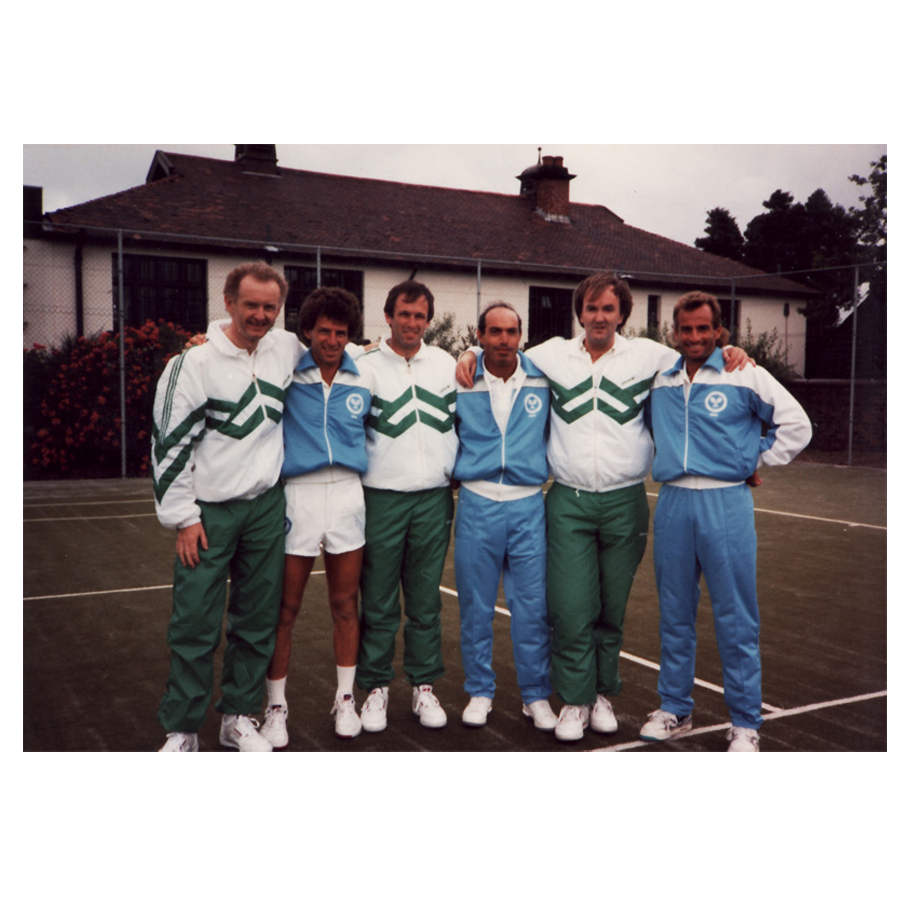 Italia cup (Men's 35's) Glasgo, Scotland 1990 Israel win over Ireland (Gabe on right)