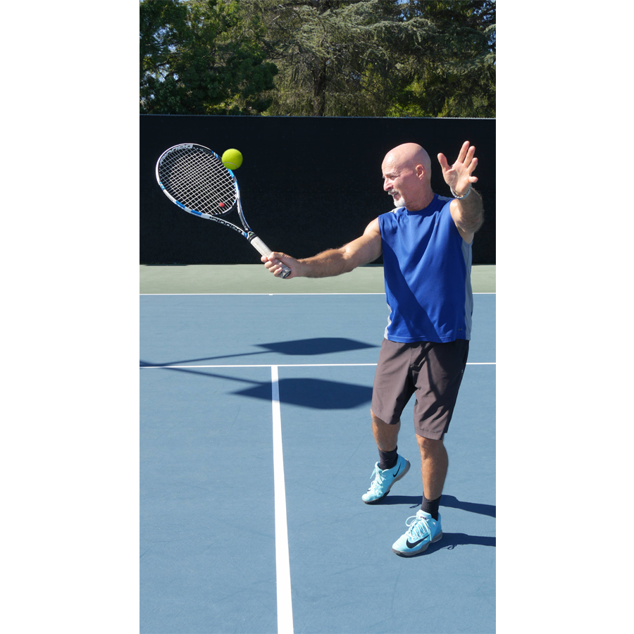 Coach Forehand hit